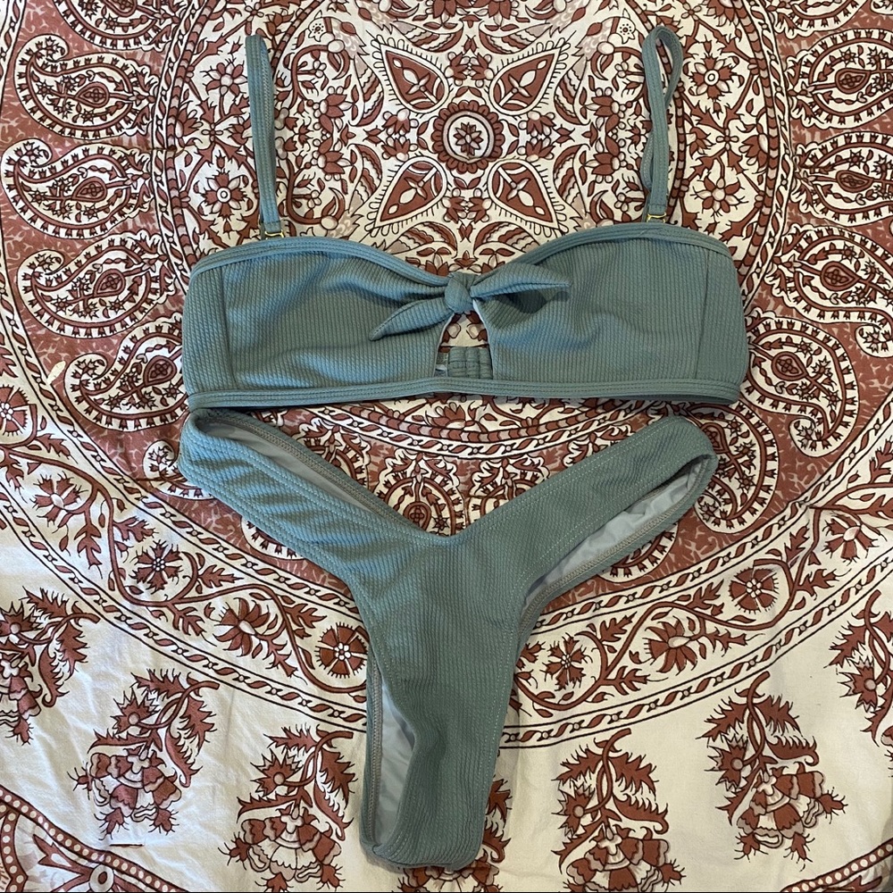 NWOT! Kira Swim: Teal Naomi Bikini Set
